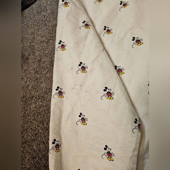 H&M Disney Collab White Shirt with Mickey Mouse Print Mens Medium - Picture 7 of 8